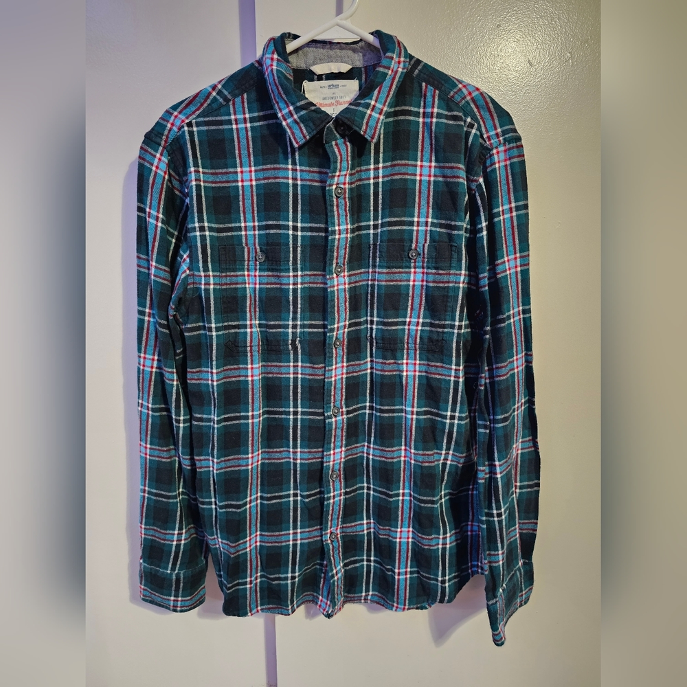 Urban Pipeline Awesomely Soft Ultimate Plaid Flannel Shirt, Men's Small